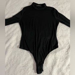 Mikey & Joey Black Long Sleeve Bodysuit